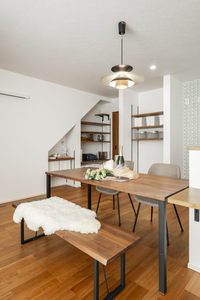 ワンフロアで生活が完結する新感覚の平屋風の住まい。