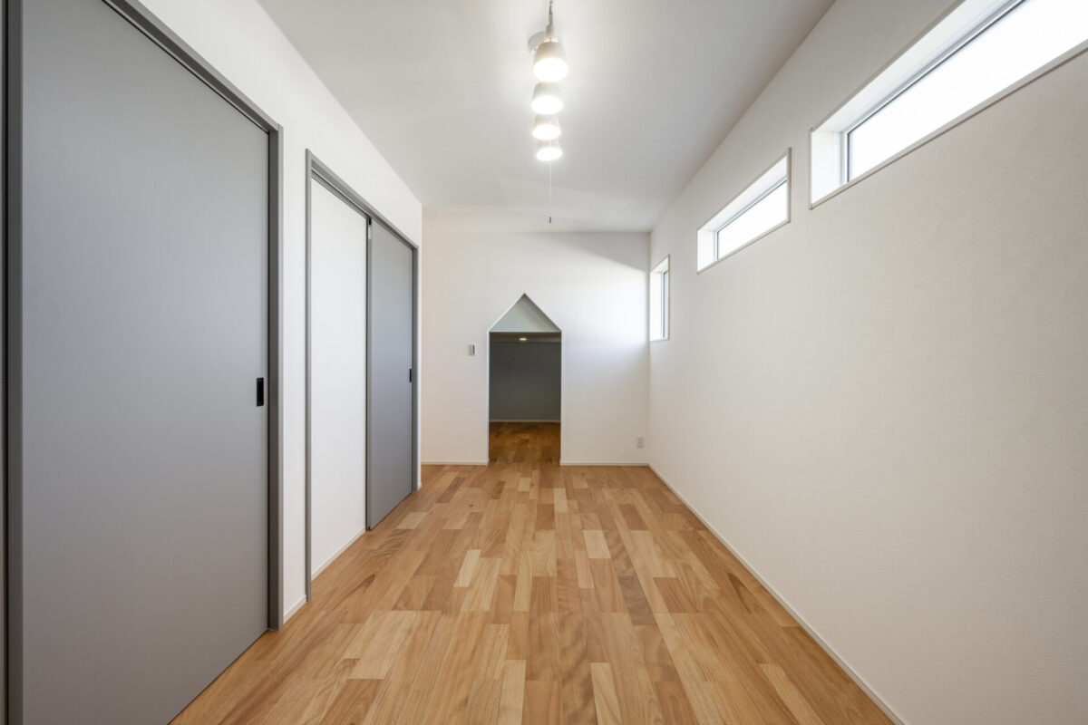 ワンフロアで生活が完結する新感覚の平屋風の住まい。