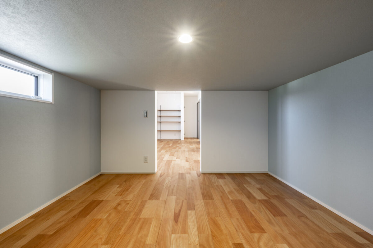 ワンフロアで生活が完結する新感覚の平屋風の住まい。