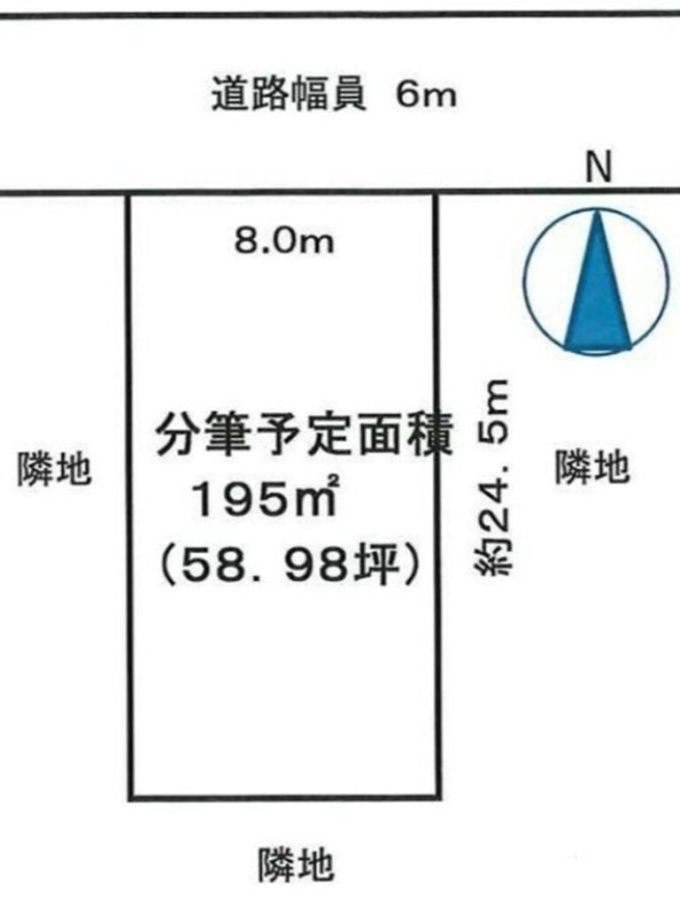 豊橋市飯村北　58.98坪